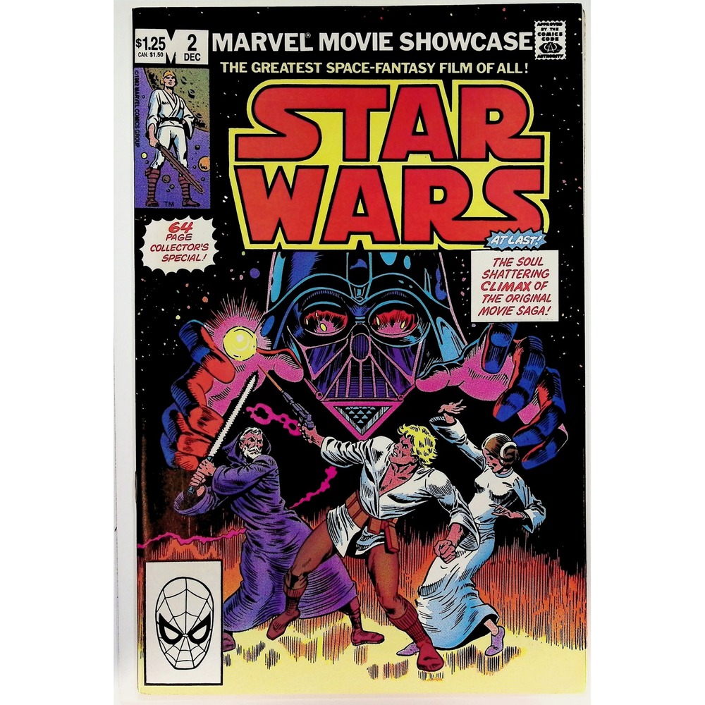 Marvel Movie Showcase #2 Star Wars Direct Edition Marvel comic book 1982 Vader